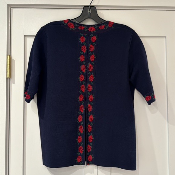 Club Monaco rose trimmed open back top - Picture 2 of 5